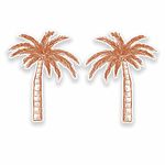 2 x 10cm Palm Tree Vinyl Sticker Laptop Campervan Car Surf Surfer Beach #9576 (8cm Wide x 10cm Tall)