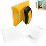 Paint Edger Tool 1pcs Paint pad 3pcs Paint Pads for Walls and Ceilings Paint Edging Tool Painting Tools Achieve Flawless Edges Latex Paint Flat Edger （Yellow）