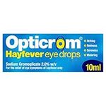 Opticrom Hayfever 2% w/v Eye Drops Solution, 10 ml