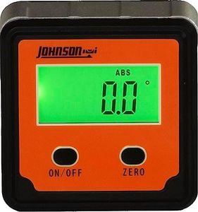 Johnson Level & Tool 1886-0000 Magnetic Digital Angle Locator w/ 2 Buttons, Orange, 1 Locator