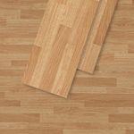 Vsmile Vinyl Floor Tiles Luxury Vinyl Plank Flooring 36-Pack 54 Sq.Ft Self Adhesive Peel and Stick Floor Tiles for Kitchen, Living Room, Dining Room and Bedroom (Brown Wood, 6"x36")