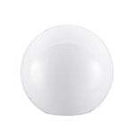 Aspen Creative 28002-31, 8" White Acrylic Replacement Lamp Post Globe with 4" Neckless Opening