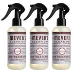 MRS. MEYER'S Clean Day Room and Air Freshener Spray, Non-Aerosol Spray Bottle Infused with Essential Oils, Lavender, 8 Fl. Oz (Pack of 3)