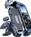 Bovemanx Motorcycle Phone Holder Bike, [150mph Wind Anti-Shake][7.2inch Big Phone Friendly] Adjustable Motorbike Phone Holder, [5s Easy Install] Phone Mount for iPhone 15, 4-7.2'' Devices