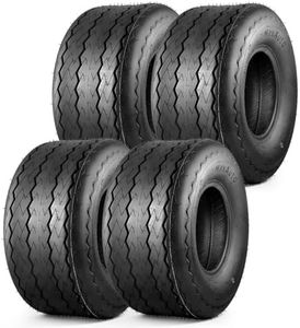 MaxAuto 18.5x8.5-8 Trailer Tires 215/60-8 6-Ply Tubeless Load Range C, 18.5x8.5x8, 215 60-8, 18.5/8.5-8 Golf Cart Tire, Set of 4