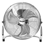 Kuyal Floor Fan, Electric Air Circulator Fan 55cm 3 speeds Floor Standing Cooling Fan, Pedestal Fans 18'' for Home, Garage, Gym and Office, 100W…