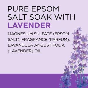 Dr Teal’s Epsom Salt Lavender, 3lb (1.36kg) – Relaxing Bath Soak