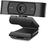 Webcam with Microphone-Computer Camera with Privacy Shutter for PC/Mac/Laptop/MacBook,USB 1080P Webcam Plug and Play,Low-Light Correction and Autofocus