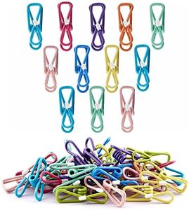 Zalduig Chip Clips，30PCS PVC Coated Material Food Packaging Clip, Clips Bag Clips，Bag Clips，Clips for Package，Chip Clip，Clothes Pins（Mixed Colors 30pcs） ,11.5 x 4.72 x 1.06