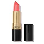 Revlon Lipstick, Super Lustrous Lipstick, Creamy Formula For Soft, Fuller-Looking Lips, Moisturized Feel, 807 Fire Peach, 0.15 oz/ 4.2g