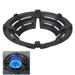 IEUYO Cast Iron Wok Support Ring Burner Ring for Gas Stove Rack Pot Holder Anti-skid Time-saving and Energy-saving for 4 claws racks or grates