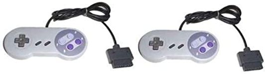 Two (2) Controllers Bundle For Super Nintendo SNES Bulk Packaging [Pack Of 2] by Generic