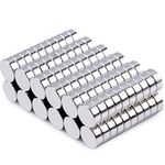 120Pcs Neodymium Magnet, 4mmx1.5mm Small Magnets Strong Refrigerator Magnets for Crafts, Rare Earth Magnets for Dry Erase Board Office Fridge Mini Round Disc Magnet for DIY Building Scientific Models