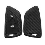 kwmobile Silicone Key Fob Cover Compatible with BMW 3 Button Car Key Smart Key