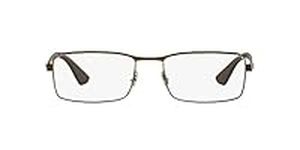 Ray-Ban Men's Rx6332 Prescription Eyewear Frames, Matte Gunmetal, 55 mm