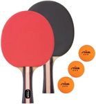 STIGA Performance 2 Player Ping Pong Set – 2 Table Tennis Rackets, 3 – 3 Star Orange Balls Included