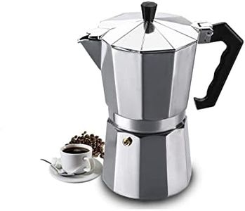Hetzon Sales Moka Express 3 Cups Espresso Coffee Maker/Percolator/Stovetop/Filter Coffee Maker for an Italian Mocha Coffee Moka Pot (150 ML)