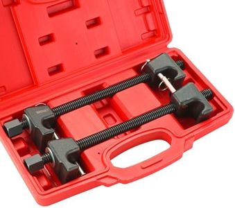 DASBET Macpherson Strut Spring Compressor Tool Kit 2PCS Coil Spring Compressor with Detent Pins Spring Compressor with 10.5in Range for Suspension Work