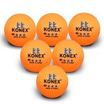 Brand Conquer Plastic 3 Star Table Tennis Balls|Ping Pong Balls, High-Performance 40+ Abs Training Balls Advanced Table Tennis Balls, Ping Pong Balls For Competition And Training - Orange