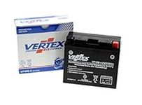 Vertex VP12-B-4 Sealed AGM Motorcycle/Powersport Battery, 12V, 10Ah, CCA (-18) 210, Replaces: CT12B-4, CT12B-BS, YT12B-BS Perfect battery for Motorcycle, ATV's, Personal Watercraft and Snowmobiles