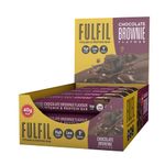 Fulfil Vitamin and Protein Bars (15 x 40g Bars) - Chocolate Brownie Flavour - 15g High Protein, 9 Vitamins, Low Sugar