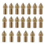 KOYOFEI 20PCS Brass Nozzle Kit for Neptune 4, 3D Printer Accessories 8PCS 0.4mm, 3PCS 0.2mm, 0.6mm, 0.8mm, 1.0mm Brass Nozzles Kit for Elegoo Neptune 4, Neptune 4 Pro