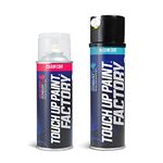 Touch Up Paint Factory - Scratch Repair Kit Compatible With MERCEDES Cars With Colour Code: 191/9191 - COSMOS BLACK METALLIC Size: Aerosol Kit - Lite (Small) - Computer Matched