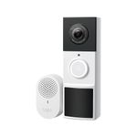 Tapo TP-Link Smart Video Doorbell Camera Wireless, 2K with Full Color Night Vison & Spotlights, Ring Call, 160° Ultra-Wide View, Free Smart AI Detection, 2-Way Audio, Up to 512 GB SD Card D210