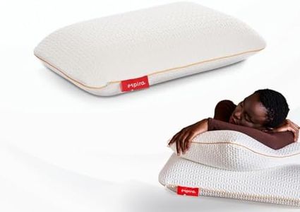Espira Aircomfort Oreiller Ergonomique Cervical 40x60 5X Plus Respirant. Oreiller Rafraichissant, Oreiller Memoire Forme & Coussin Cervicales Douloureuses - Coussin memoire Forme