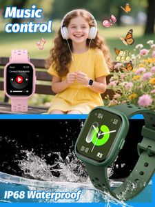teslahero Kids Smart Watch, Purple – Touchscreen, GPS Tracker