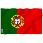 ANLEY Fly Breeze 3x5 Foot Portugal Flag - Vivid Color and UV Fade Resistant - Canvas Header and Double Stitched - Portuguese National Flags Polyester with Brass Grommets 3 X 5 Ft