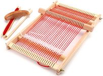 Yesland Multi-Craft Weaving Loom - Wooden Loom Large Frame Handcraft for Kids and Beginners -15-5/8 × 9-3/4 × 1-1/4 Inches