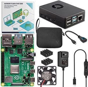 Vilros Raspberry Pi 4 2GB Basic Starter Kit with Fan-Cooled Heavy-Duty Aluminum Alloy Case