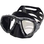 Seac One, Diving Mask Scuba Diving, Snorkeling, Free Diving and Spearfishing with Protective Case, Interchangeable Lenses