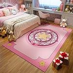 rugs living room Pink Girl Bedroom Rug, Anti-mite Soundproof Rug For Sofa Warmth area rugs for living room ,Pink,50x80cm