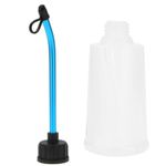 ShareGoo Universal RC Nitro Fuel Filler Refill Bottle 250CC Oil Bottle for HSP HPI Tamiya Traxxas Gas Nitro Model RC Car Truck Tank,White