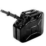 Wavian USA JC0010BVS Authentic NATO Jerry Fuel Can and Spout System Black (10 Litre)