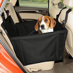 Wuglo Seggiolino Auto Extra Stabile per Cani di Piccole e Medie Dimensioni - Seggiolino Cane Auto Rinforzato con 4 Cinghie di Fissaggio - Trasportino per Cani Auto Impermeabile per Sedile Posteriore