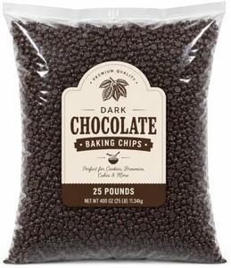 Dark Chocolate Baking Chips – Rich Semi-Sweet Chocolate Chips for Baking, Melting & Snacking