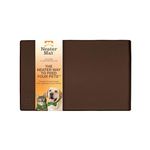 Neater Pet Brands Neater Mat - Waterproof Silicone Pet Bowls Mat - Protect Floors from Food & Water (16" x 10" Silicone, Brown)