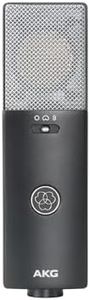 AKG Professional C114 Large Diaphragm Multi-Pattern Condenser Microphone–XLR Studio Mic for Podcasting, Streaming, Broadcasting & Music Recording, Cardioid/Omni/Figure-8, Low Noise, Sustainable Design