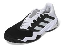 adidas Men's Barricade 13 Tennis, Black/White/Grey, 10.5