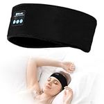 Sleep Headphones Bluetooth Sports Headband - Wireless Bluetooth 5.2 Music Sleeping Headbands with Ultra-Thin HD Stereo Speakers Perfect for Workout, Jogging, Yoga, Insomnia, Air Travel, Meditation