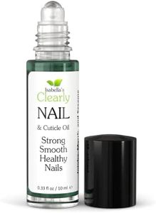 Isabella's Clearly NAIL, Nail and Cuticle Oil Treatment | Nail Strengthener for Strong Healthy Nails & Cuticle Repair for Soft Cuticles | Natural Essential Oil Blend with Jojoba oil, Vitamin E, Tansy & Tea Tree oil