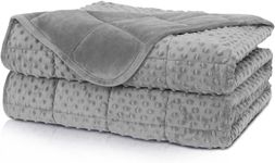 TARODEA Weighted Blanket Queen 6.8kg for Adult(150cm x 200cm,Grey) Breathable Soft Minky Weighted Throw Blanket for All Season,Heavy Blanket with Premium Glass Beads