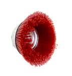 Jon Bhandari Tools Nylon Filament Abrasive Wire Cup Brush (75mm with Spindle)