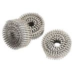 marddpair 3600 Count 2-Inch x .090-Inch 15-Degree Ring Shank Stainless Steel Siding Nails Collated Wire Coil Siding Nails for Cement Board Siding or Fencing