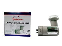 FTA Universal Ku Band LNB, Dual, 0.1dB Satellite Dish LNBF, Linear, Polarized (0.1 dB, Dual)