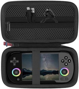 khanka Hard Travel Case Replacement for RG40XX H Retro Handheld Game Console,Case Only. (Black)