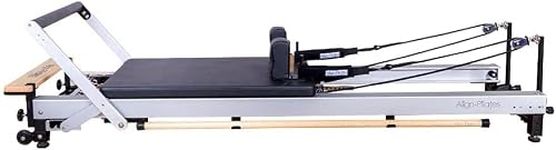 Align-Pilates C8-PRO Pilates Reformer with Customizable Add-On Options | Compact at-Home Workout Machine | Smooth & Quiet | Max 330lbs | for Users 4’10–6’4” | 95L x 28W x 9H in